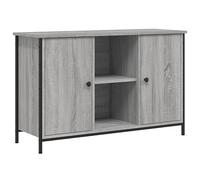vidaXL Mueble de TV Madera de ingeniería Gris Sonoma 100x35x65 cm, Soporte de TV, Armario Auxiliar, Mueble Multimedia, Armario de TV, aparador