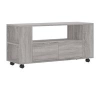 vidaXL Mueble de TV Madera de ingeniería Gris Sonoma 102x34,5x43 cm