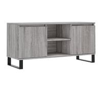 vidaXL Mueble de TV Madera de ingeniería Gris Sonoma 104x35x50 cm