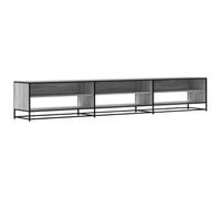vidaXL Mueble de TV Madera de ingeniería Gris Sonoma 270x40x46 cm, Soporte de TV, aparador de TV, Mueble de televisor, Banco de TV