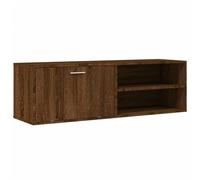 vidaXL Mueble de TV Madera de ingeniería marrón Roble 120x34x37 cm