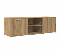 vidaXL Mueble de TV Madera de ingeniería Roble Artesanal 120x34x37 cm