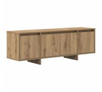 vidaXL Mueble de TV Madera de ingeniería Roble Artisan 120x30x40,5 cm, Mueble para televisor, Mueble para televisión, Armario bajo