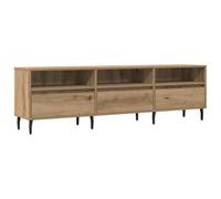 vidaXL Mueble de TV Madera de ingeniería Roble Artisan 150x30x44,5 cm, Soporte de TV, Banco de TV, Muebles para Equipos de música, aparador de TV