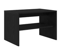 vidaXL Mueble de TV Madera de ingeniería Roble Negro 60x40x40 cm