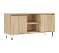 vidaXL Mueble de TV Madera de ingeniería Roble Sonoma 104x35x50 cm