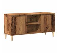 vidaXL Mueble de TV Madera ingeniería Madera Envejecida 102x35x50 cm