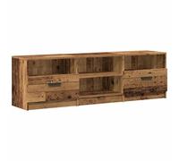 vidaXL Mueble de TV Madera ingeniería Madera Envejecida 150x33,5x45cm, Soporte de TV, Banco de TV, Muebles para Equipos de música, aparador de TV