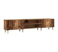 vidaXL Mueble de TV Madera ingeniería Madera Envejecida 180x31,5x40 cm, Soporte de TV, aparador de TV, Mueble HiFi, Banco de TV, Armario de TV