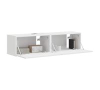vidaXL Mueble de TV Montado en la Pared 2 pcs 60 x 31 x 29.5 cm, Muebles de Sala, solución Moderna de Almacenamiento, estantes montados en Pared, Centro de Entretenimiento Funcional