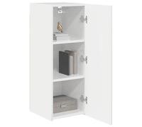 vidaXL Mueble de TV Montado en la Pared 2 pcs Brillante, Muebles para Sala Modernos, Consola Multimedia contemporánea, Armario Minimalista, Soporte para TV de Ahorro de Espacio