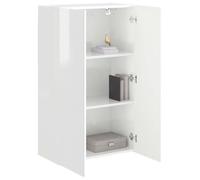 vidaXL Mueble de TV Montado en la Pared Brillante 59,5 x 31 x 100 cm, Sala Moderna, Centro de Entretenimiento Rectangular, Almacenamiento montado en la Pared, estanterías flotantes