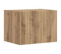 vidaXL Mueble de TV Montado en la Pared Roble Artesanal, Muebles de Sala, solución Moderna de Almacenamiento, estantes montados en Pared, Centro de Entretenimiento Funcional