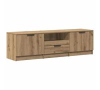 vidaXL Mueble de TV Madera de ingeniería Roble Artisan 140x35x40 cm