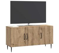 vidaXL Mueble de TV Roble Artesanal 99 x 34,5 x 50 cm, Mueble para Sala, bajo Vintage, Consola rectángulo, Estante para TV, gabinete Compacto con Puertas