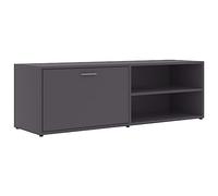 vidaXL Mueble de TV Salón Comedor Mesa Centro Televisión Televisor Equipo de Música Armario Bajo Almacenaje Soporte de Contrachapada Gris 120x34x37cm