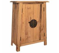 vidaXL Mueble del Cuarto de Baño, Armario con Estante, Armario Auxiliar de Baño, Aparador para Salón Dormitorio, Madera Maciza de Pino