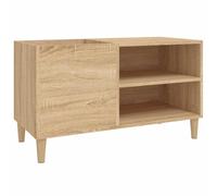 vidaXL Mueble Discos Madera contrachapada Roble Sonoma 84,5x38x48 cm