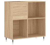 vidaXL Mueble Discos Madera contrachapada Roble Sonoma 84,5x38x89 cm