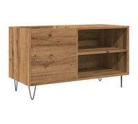vidaXL Mueble Discos Madera de ingeniería Roble Artisan 84,5x38x48 cm, Mueble Tocadiscos, Armario para almacenaje de vinilos, Armario de Tocadiscos