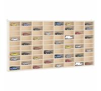 vidaXL Mueble Expositor de Pared con 80 Compartimentos 80x4,5x40,5 cm, Vitrina de Pared, Vitrina montado en la Pared, Vitrina de coleccionista