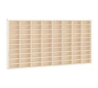 vidaXL Mueble Expositor de Pared con 80 Compartimentos 80x4,5x40,5 cm, Vitrina de Pared, Vitrina montado en la Pared, Vitrina de coleccionista