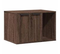 vidaXL Mueble arenero para gatos madera ingeniería marrón