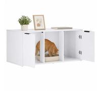 vidaXL - Mueble para cajón de gato, 100 x 49 x 45 cm, color blanco