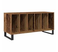 vidaXL Mueble para Discos de Vinilo Madera Vieja 100 x 38 x 48 cm, Armario Moderno para Medios, Espacio Amplio, estantería Duradera, Organizador Funcional, Mueble Rectangular