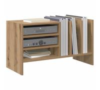 vidaXL Mueble para discos de vinilo Roble artesanal 78,5 x 35 x 45 cm, moderno