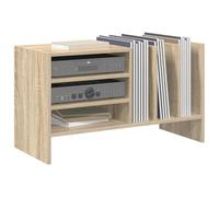 vidaXL Mueble para Discos de Vinilo Roble Sonoma 78.5 x 35 x 45 cm, Sala de Estar, Moderno, Soluciones de Almacenamiento para un Espacio Elegante y Funcional, Organiza tu hogar de Manera eficiente