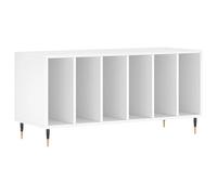 vidaXL Mueble para Discos Madera contrachapada Blanco 100x38x48 cm