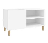 vidaXL Mueble para Discos Madera contrachapada Blanco 84,5x38x48 cm