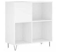 vidaXL Mueble para Discos Madera contrachapada Blanco 84,5x38x89 cm