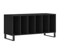 vidaXL Mueble para Discos Madera contrachapada Negro 100x38x48 cm