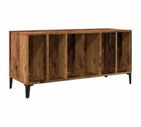 vidaXL Mueble para Discos Madera de ingeniería Envejecida 100x38x48 cm, Mueble para Tocadiscos, Armario de almacenaje de Discos, Mueble para Discos de Vinilo