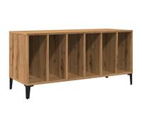 vidaXL Mueble para Discos Madera ingeniería Roble Artisan 100x38x48 cm, Armario de almacenaje de Discos, Mueble para Discos de Vinilo, aparador