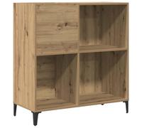 vidaXL Mueble para Discos Madera ingeniería Roble Artisan 84,5x38x89cm, Mueble para Tocadiscos, Armario de almacenaje de Discos, Mueble para Discos de Vinilo