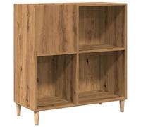 vidaXL Mueble para Discos Madera ingeniería Roble Artisan 84,5x38x89cm, Mueble para Tocadiscos, Armario de almacenaje de Discos, Mueble para Discos de Vinilo