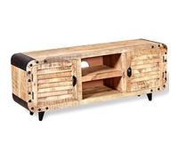 Mueble de TV madera de mango rugosa 120x30x50 cm