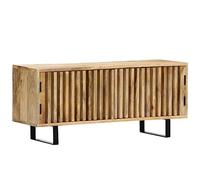 vidaXL Mueble para la TV Mobiliario Decorativo Casa Hogar Decoración Estable Robusto Funcional Útil Clásico Práctico 90x30x40cm Madera Maciza Mango