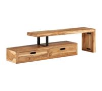 vidaXL Mueble para TV acacia 118-200x30x40 cm