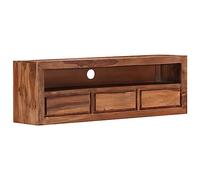 vidaXL Mueble para TV Sheesham Centro Multimedia Salón Comedor Sala de Estar Orden de Equipos Imagen Sonido Almacenamiento 120x30x40 cm Madera Maciza
