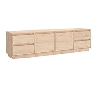 vidaXL Mueble para TV Auxiliar Soporte Televisión Compartimiento Almacenamiento Salón Sala de Estar Dormitorio de Madera Maciza de Pino