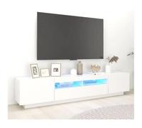 vidaxl Mueble para TV con luces LED blanco 200x35x40 cm