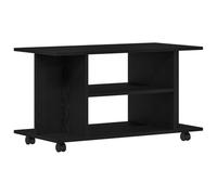 vidaXL Mueble para TV con Ruedas, Roble Negro, 80x40x45 cm,