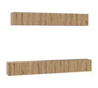 vidaXL Mueble para TV Cubo de Almacenamiento, Centro de Entretenimiento, Estante de Pared, Módulo Modular, Muebles para el Hogar, Solución Moderna, Conjunto Rectangular