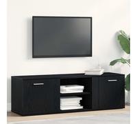vidaXL Mueble para TV de negro, 120x34x37 cm, madera de ingeniería