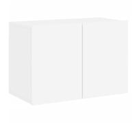 vidaXL Mueble para TV de Pared, Soporte Colgante con Almacenaje, Armario Consola Flotante, Mueble Multimedia para Salón Dormitorio, Blanco