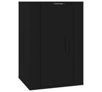 vidaXL Mueble para TV de Pared Negro 40x34,5x60 cm, Mueble de TV, Armario de TV de Pared, Armario Auxiliar, Armario de TV, Soporte de TV, aparador